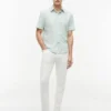 Camisa Oxford de manga corta a rayas Camisa Oxford de manga corta a rayas