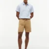 Camisa Oxford de manga corta a rayas Camisa Oxford de manga corta a rayas
