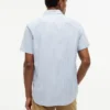 Camisa Oxford de manga corta a rayas Camisa Oxford de manga corta a rayas