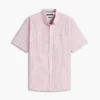 Camisa Oxford de manga corta a rayas Camisa Oxford de manga corta a rayas