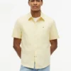 Camisa Oxford de pantalones cortos de corte regular Camisa Oxford de pantalones cortos de corte regular