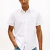 Camisa Oxford de pantalones cortos de corte regular Camisa Oxford de pantalones cortos de corte regular