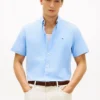 Camisa Oxford de pantalones cortos de corte regular