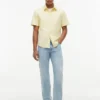 Camisa Oxford de pantalones cortos de corte regular Camisa Oxford de pantalones cortos de corte regular