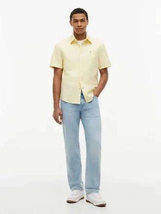 Camisa Oxford de pantalones cortos de corte regular