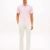 Camisa Oxford de pantalones cortos de corte regular Camisa Oxford de pantalones cortos de corte regular