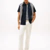 Camisa Oxford de pantalones cortos de corte regular Camisa Oxford de pantalones cortos de corte regular