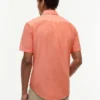 Camisa Oxford de pantalones cortos de corte regular Camisa Oxford de pantalones cortos de corte regular