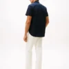 Camisa Oxford de pantalones cortos de corte regular Camisa Oxford de pantalones cortos de corte regular