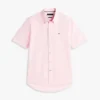 Camisa Oxford de pantalones cortos de corte regular Camisa Oxford de pantalones cortos de corte regular