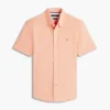 Camisa Oxford de pantalones cortos de corte regular Camisa Oxford de pantalones cortos de corte regular