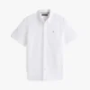 Camisa Oxford de pantalones cortos de corte regular Camisa Oxford de pantalones cortos de corte regular