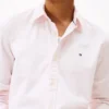 Camisa Oxford elástica a rayas de corte regular