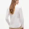 Camisa Oxford elástica a rayas de corte regular Camisa Oxford elástica a rayas de corte regular