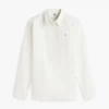 Camisa Oxford elástica a rayas de corte regular Camisa Oxford elástica a rayas de corte regular