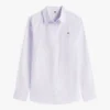 Camisa Oxford elástica a rayas de corte regular Camisa Oxford elástica a rayas de corte regular