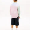 Camisa Oxford elástica a rayas mixtas para niño