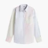 Camisa Oxford elástica con rayas mixtas Camisa Oxford elástica con rayas mixtas