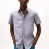 Camisa Oxford elástica de corte regular