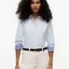Camisa Oxford elástica de corte regular