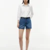 Camisa Oxford elástica de corte regular