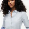 Camisa Oxford elástica de corte regular