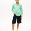 Camisa Oxford elástica de cuadros vichy para niño Camisa Oxford elástica de cuadros vichy para niño