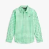 Camisa Oxford elástica de cuadros vichy para niño Camisa Oxford elástica de cuadros vichy para niño