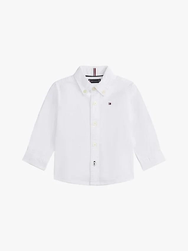 Camisa Oxford elástica para bebés Camisa Oxford elástica para bebés