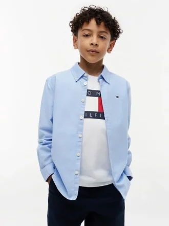 Camisa Oxford elástica para niño