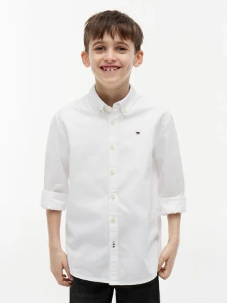 Camisa Oxford elástica para niño