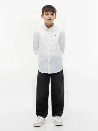Camisa Oxford elástica para niño
