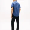 Camisa Oxford teñida en prenda de corte regular Camisa Oxford teñida en prenda de corte regular
