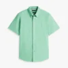 Camisa Oxford teñida en prenda de corte regular