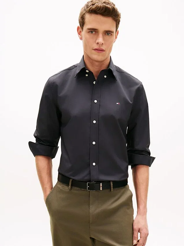 Camisa TH Performance de corte regular Camisa TH Performance de corte regular
