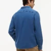 Camisa vaquera de tejido waffle teñida en índigo
