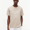 Camiseta a rayas con logotipo náutico Camiseta a rayas con logotipo náutico