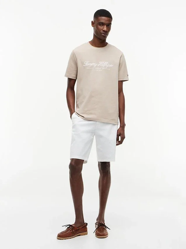 Camiseta a rayas con logotipo náutico Camiseta a rayas con logotipo náutico