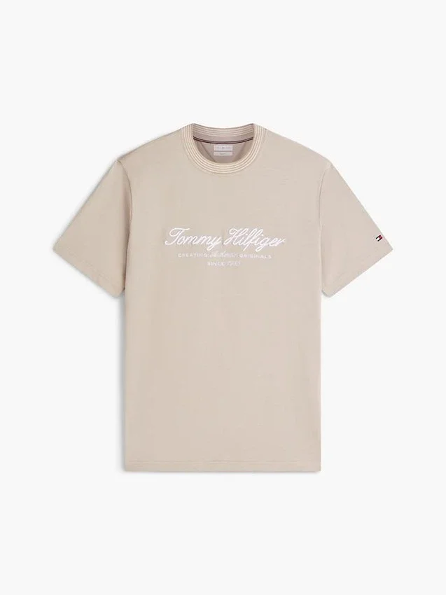 Camiseta a rayas con logotipo náutico Camiseta a rayas con logotipo náutico