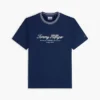 Camiseta a rayas con logotipo náutico Camiseta a rayas con logotipo náutico
