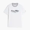 Camiseta a rayas con logotipo náutico