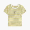 Camiseta a rayas con monograma en letra náutica Camiseta a rayas con monograma en letra náutica