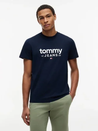 Camiseta ajustada con el logotipo de Tommy Jeans