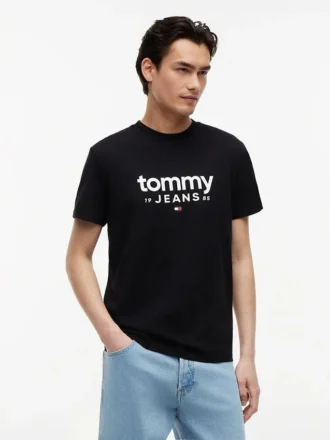 Camiseta ajustada con el logotipo de Tommy Jeans