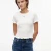 Camiseta ajustada fruncida de Tommy Jeans Camiseta ajustada fruncida de Tommy Jeans