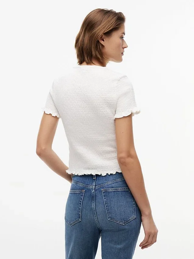 Camiseta ajustada fruncida de Tommy Jeans Camiseta ajustada fruncida de Tommy Jeans
