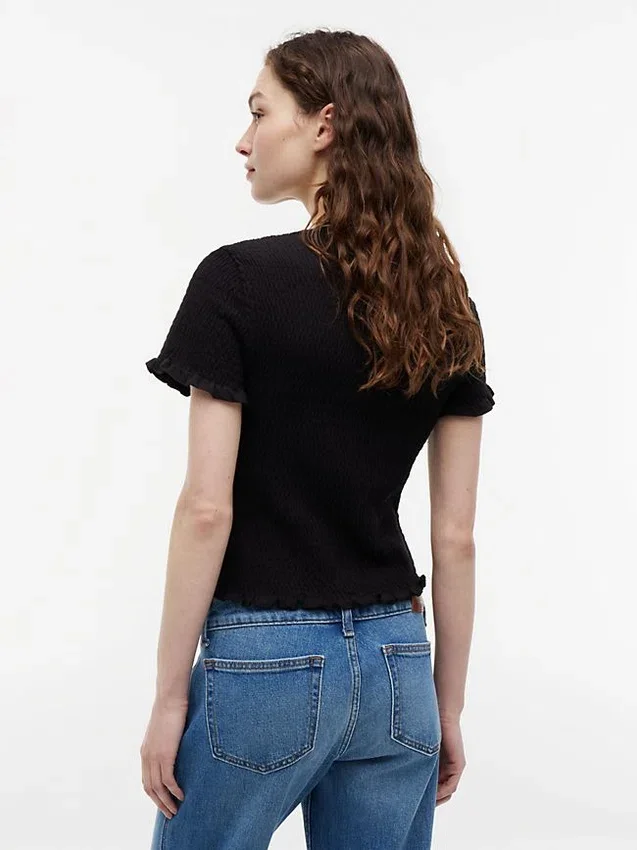 Camiseta ajustada fruncida de Tommy Jeans Camiseta ajustada fruncida de Tommy Jeans