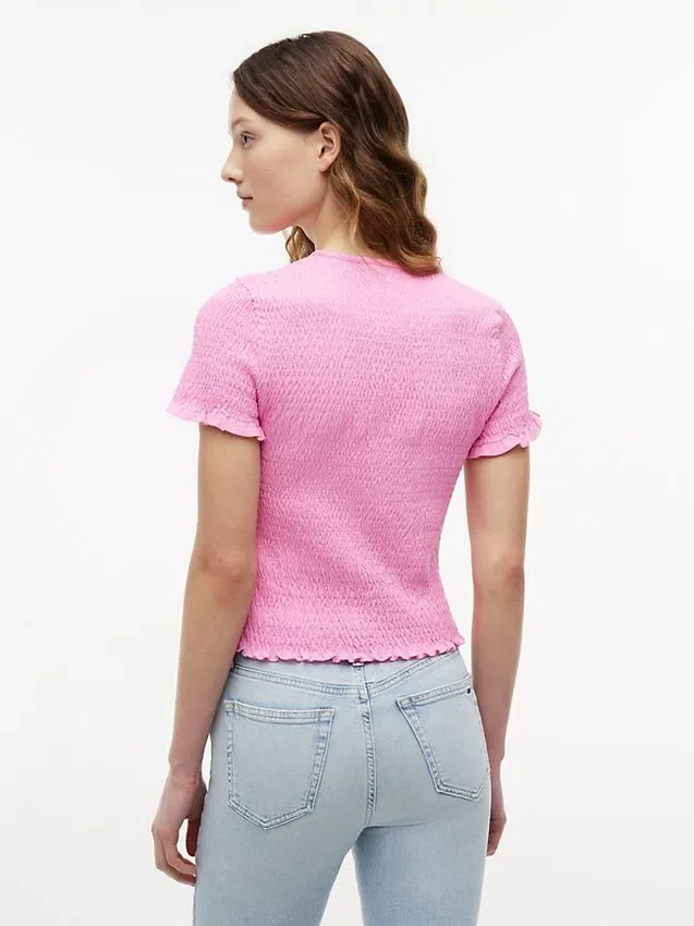 Camiseta ajustada fruncida de Tommy Jeans Camiseta ajustada fruncida de Tommy Jeans