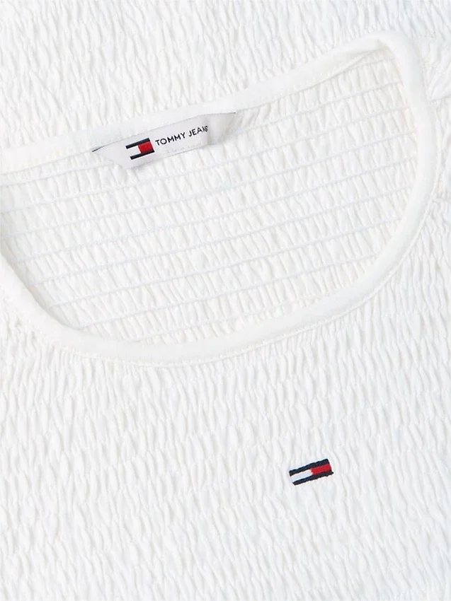 Camiseta ajustada fruncida de Tommy Jeans Camiseta ajustada fruncida de Tommy Jeans