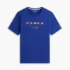 Camiseta con bandera náutica bordada